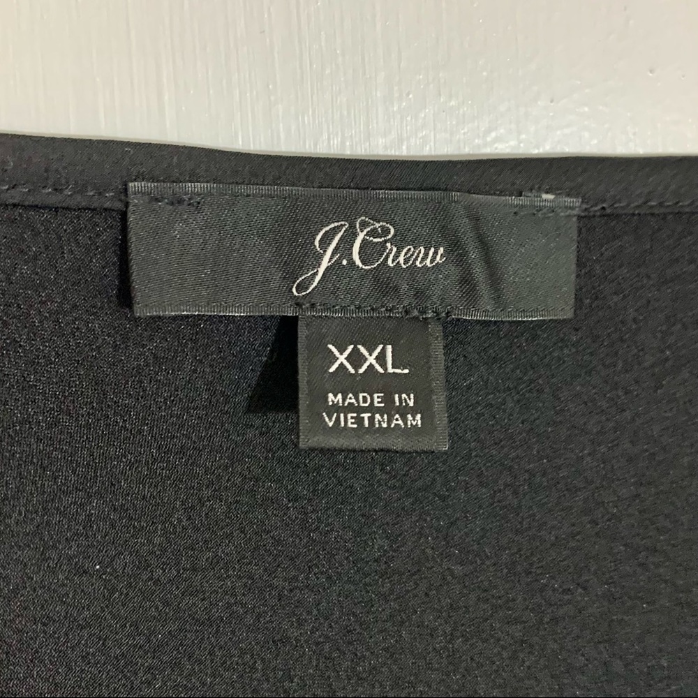 J. Crew | Black Cowlneck Satin Camisole - EUC - Picture 2 of 4